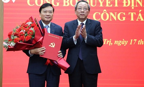 Chủ tịch tỉnh Nghệ An Lê Hồng Vinh giữ chức Phó Bí thư Tỉnh ủy Quảng Trị