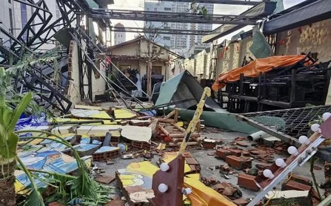 Bão số 13 suy yếu thành áp thấp, miền Trung mưa to nhiều nơi