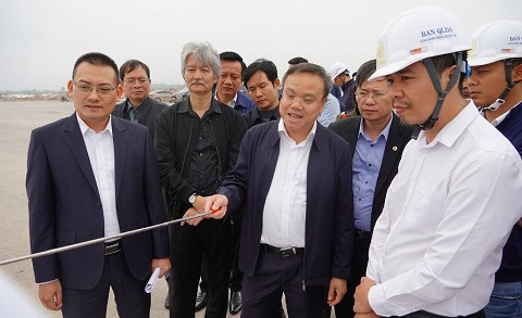 Tập trung thi công đường cất hạ cánh, Cảng hàng không Quảng Trị chạy đua tiến độ