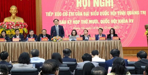 Cử tri Quảng Trị kiến nghị nhiều vấn đề tới đoàn đại biểu Quốc hội