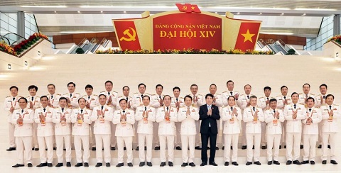 Chủ tịch nước Lương Cường dự buổi làm việc tại Đoàn đại biểu Đảng bộ Công an Trung ương