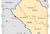 Xảy ra động đất ở Điện Biên
