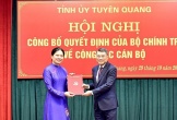 Trao Quyết định của Bộ Chính trị điều động, chỉ định Bí thư Tỉnh ủy