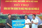 Phó Thủ tướng Trần Hồng Hà thăm, trao quà hỗ trợ tỉnh Quảng Trị khắc phục hậu quả mưa lũ