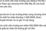 Chỉ nhận 940.000 đồng tiền tập luyện A80, sinh viên tố trường 