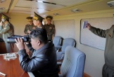 Ông Kim Jong-un thị sát diễn tập, kêu gọi sẵn sàng chiến tranh toàn diện