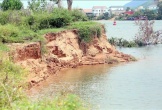 Tình trạng sạt lở bờ sông ở Quảng Trị đe dọa đời sống dân sinh