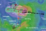 Bão số 5 tiếp tục mạnh lên cấp 14, giật cấp 17, cách Quảng Trị 360km