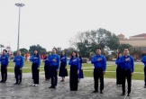 Tuổi trẻ Quảng Trị tổ chức lễ chào cờ chào mừng Đại hội lần thứ XIV của Đảng