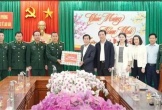 Bí thư Tỉnh ủy Quảng Trị Nguyễn Văn Phương thăm, chúc Tết cán bộ, chiến sĩ Đồn Biên phòng cửa khẩu quốc tế Lao Bảo
