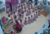 Xôn xao clip trẻ mầm non bị cô giáo bạo hành trong lớp