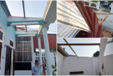 Quảng Trị: Lốc xoáy khiến nhiều công trình hư hỏng