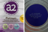 Rà soát, thu hồi 3 lô sữa a2 Platinum Premium cho trẻ nhỏ