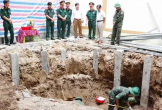 Phát hiện, quy tập 4 hài cốt liệt sĩ khi thi công bệnh viện tại Quảng Trị