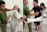Xôn xao clip người phụ nữ chửi bới, hành hung chiến sĩ công an