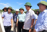 Đồng chí Phó Chủ tịch Thường trực UBND tỉnh kiểm tra tiến độ các dự án
