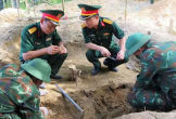 Quy tập 3 hài cốt liệt sĩ tại khu vực Câu Nhi, tỉnh Quảng Trị