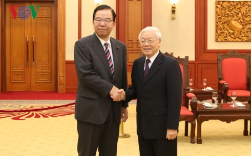 Tổng Bí thư, Chủ tịch nước tiếp đoàn đại biểu Đảng Cộng sản Nhật Bản