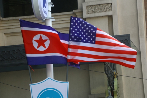 Cờ Mỹ - Triều Tiên