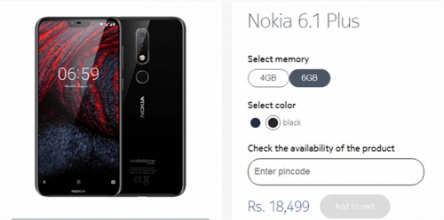 Nokia 6.1 Plus 